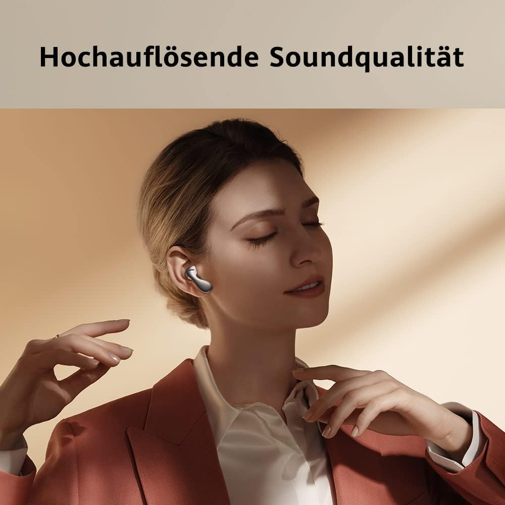 HUAWEI Freebuds 5 Headphones, Hi-Res Certified, Open Design for Improved Comfort, 30 Hours Battery Life, IPX4 Waterproof, Silver Frost - Purple image number 6