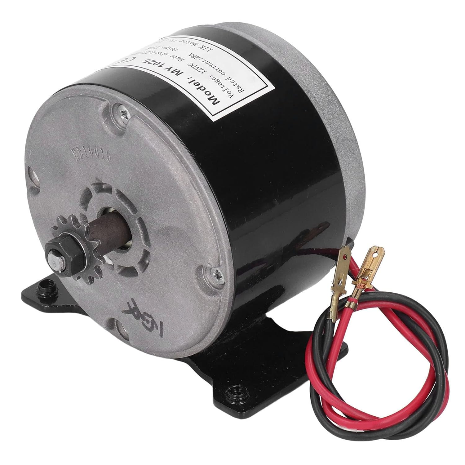High Speed Brushed DC Motor, Wear Resistant Long Service Life 12V 250W Brushed Motor High Efficiency for Electrocar for Electric Scooter image number 1