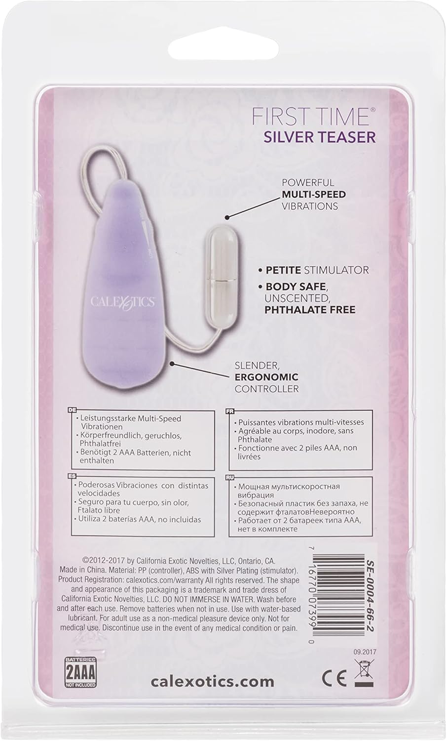 California Exotic Novelties First Time Satin Teaser, Silver, 0.11 Pound image number 6