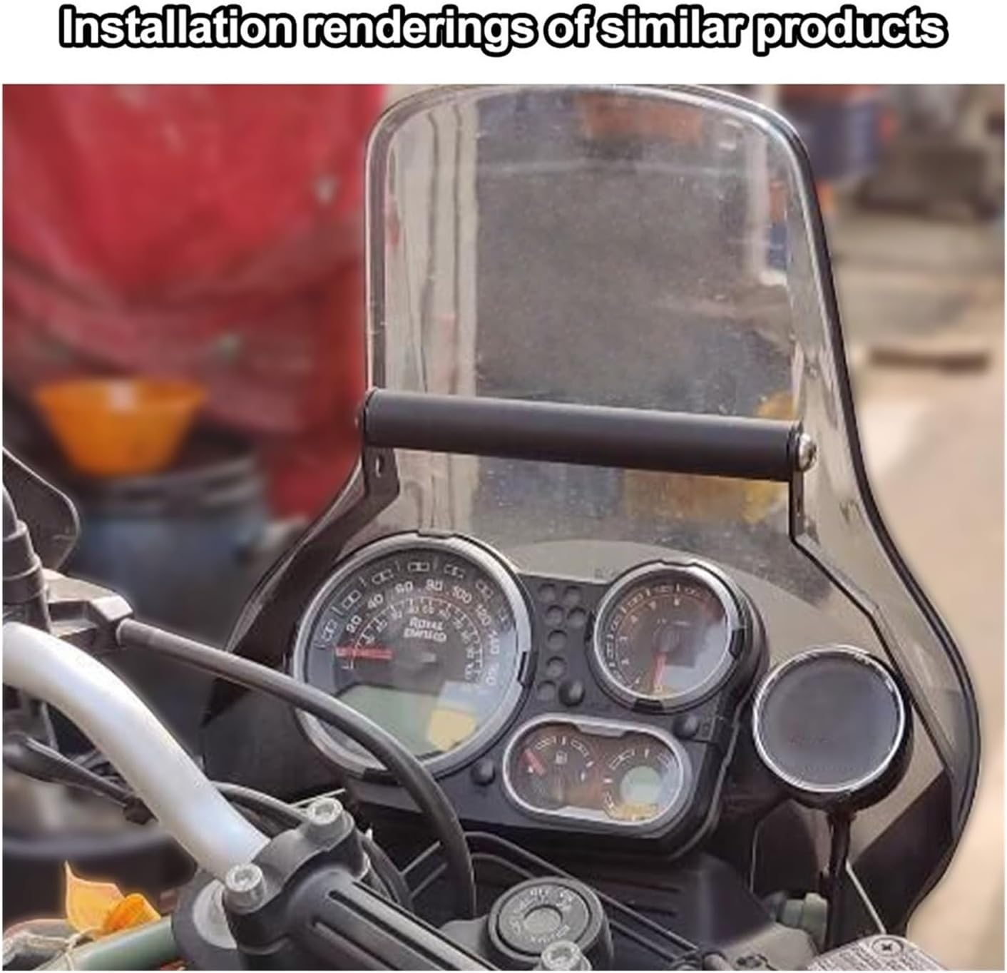 Compatible Withbs6 2021 2022 2023 Motorcycle Accessories Mobile Phone GPS Navigaton Plate Bracket Bar Mount