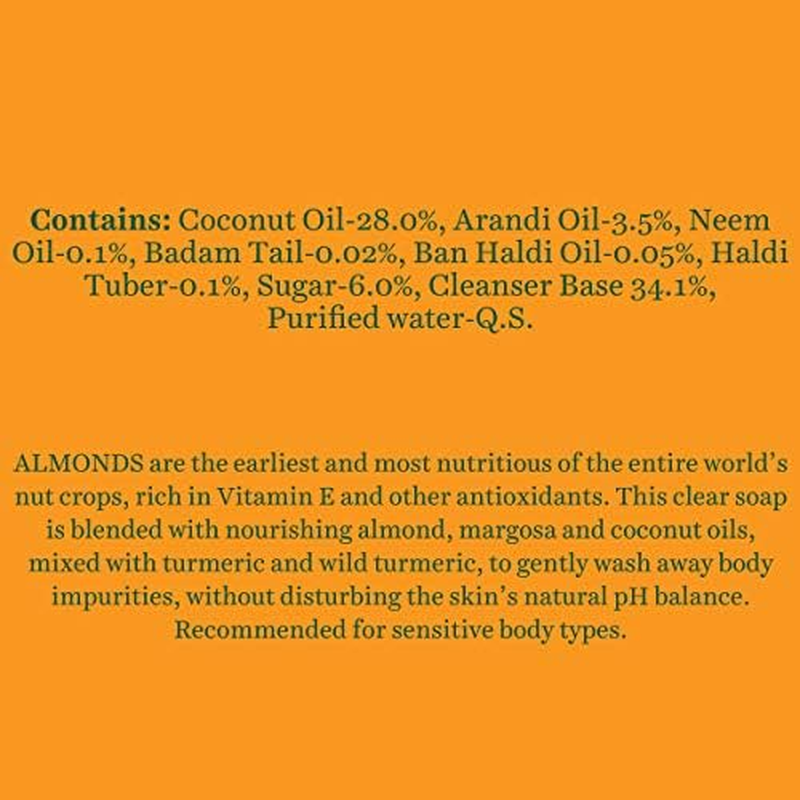 Biotique Almond Oil Nourishing Body Soap, 150G (Pack of 2) image number 3