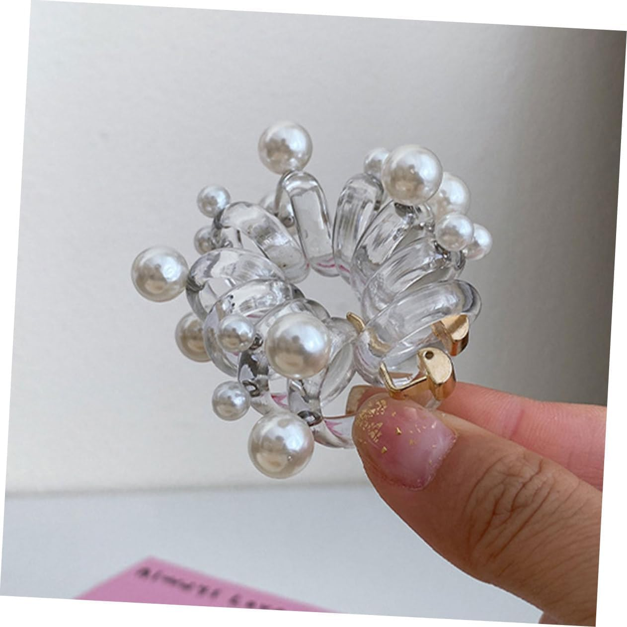 Leanockesa 4Pcs Telephone Wire Hair Bands Spiral Hair Ties Ponytail Braids Fixed Hair Rope for Women Girl Accessory No Crease Elastic Coils Multi Color Hair Scrunchies Supplies image number 2