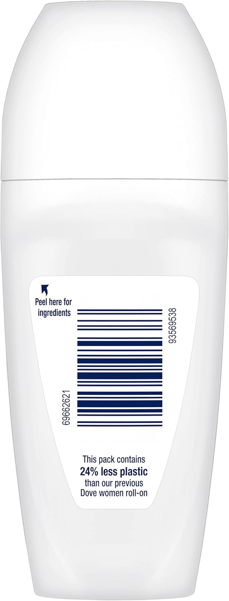 Dove Dove Invisible Crystal Anti-Perspirant Deodorant Roll-On for 48 Hours of Protection Invisible Crystal with 1/4 Moisturising Cream. Tested on 100 Colours 50 Ml