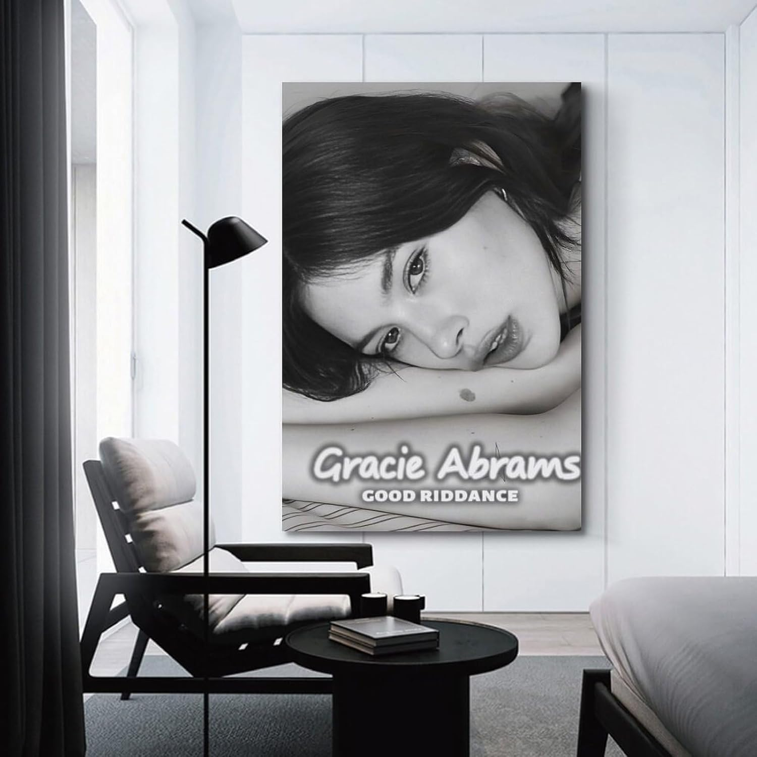 Gracie Abrams Poster Poster Canvas Painting Wall Art Picture Home Decor Print for Bedroom Living Room Dorm Study Bar Office 16X24Inch(40X60Cm) Unframe-Style image number 3