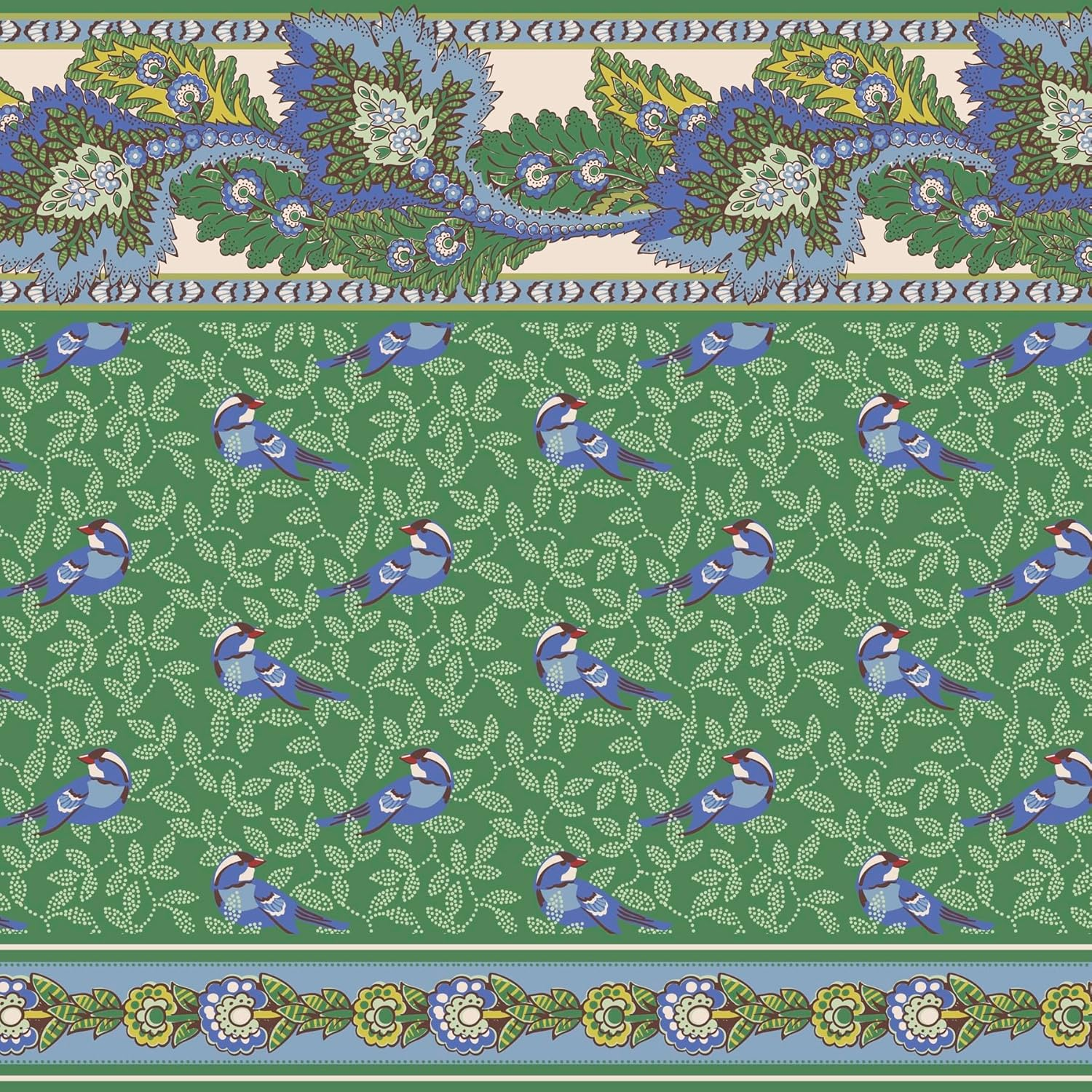 Vera Bradley Women'S Premium Cotton Brush up Cosmetic Case - Blooming Paisley image number 6