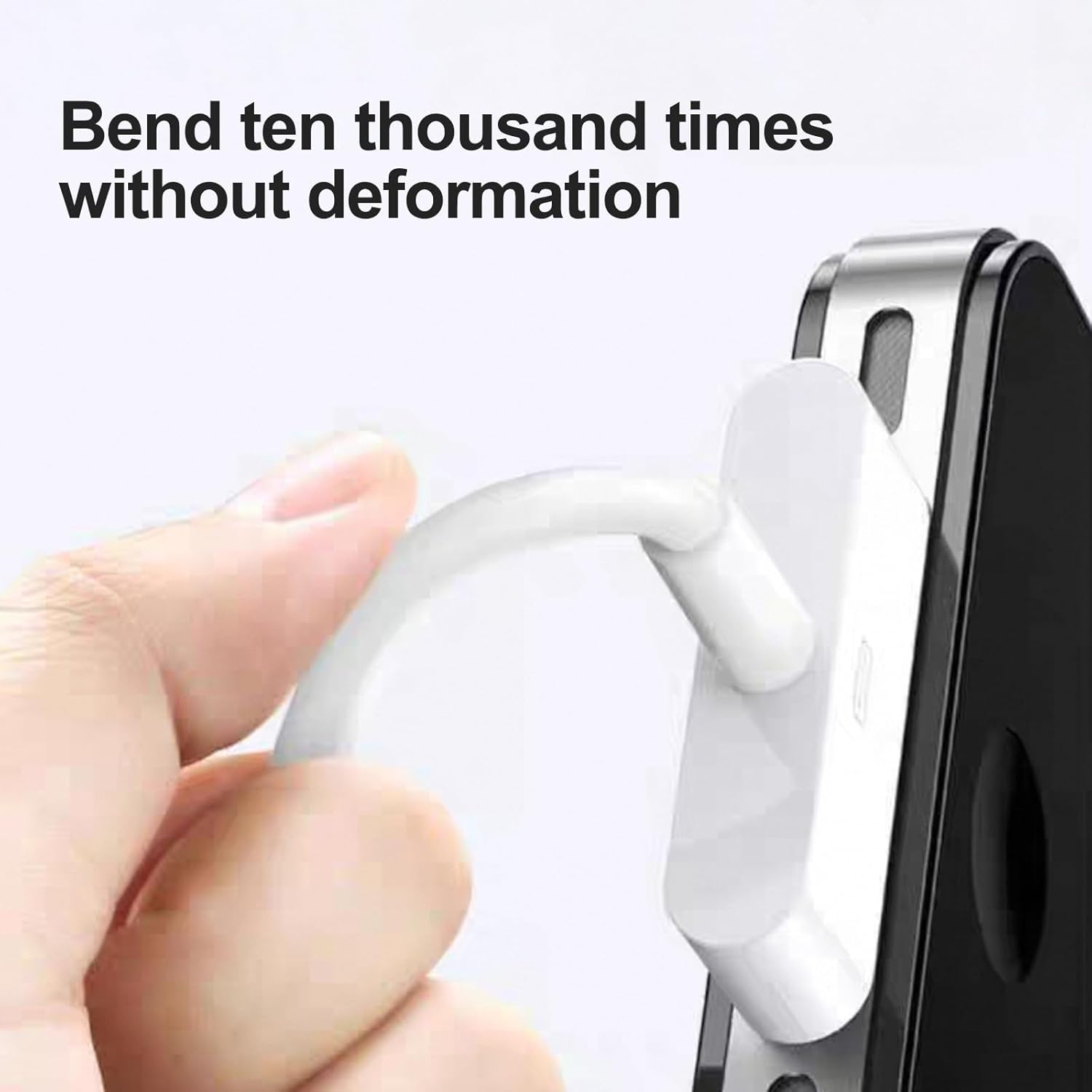 2Pcs Charger Cable, Fast Charging Charger, Cable Charging/Data Transfer, Applicable to 4/4S, 3G/3Gs, Ipad 3/2/1, Ipod Classic/Touch/Nano (White 1.5M Wire Length *2) image number 3