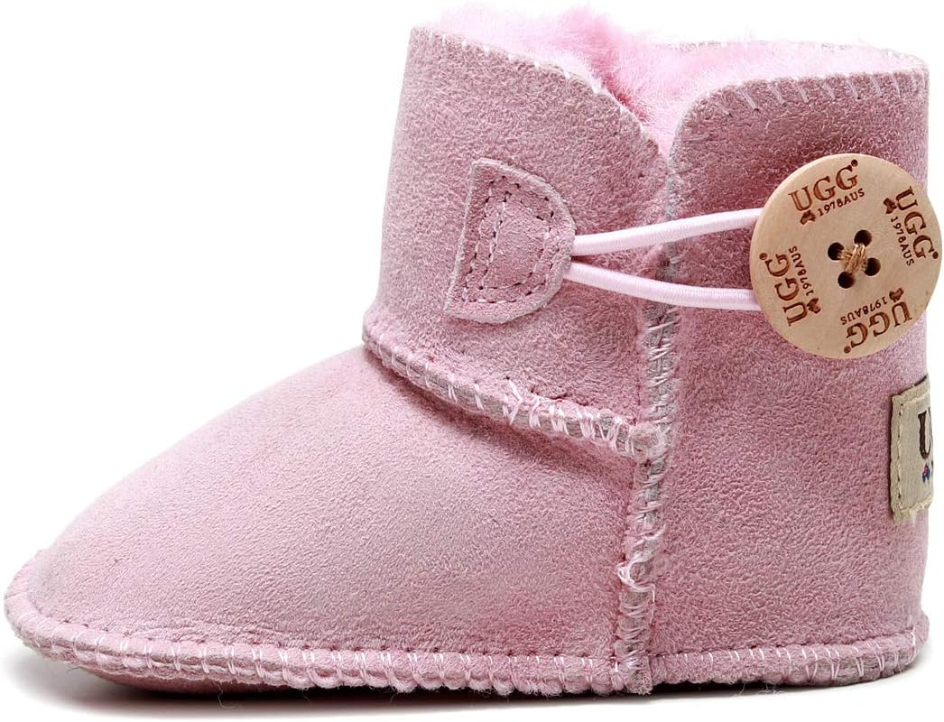 Best Gift Choice UGG Baby Bootie- Premium Australian Sheepskin, Super Warm and Comfort image number 2