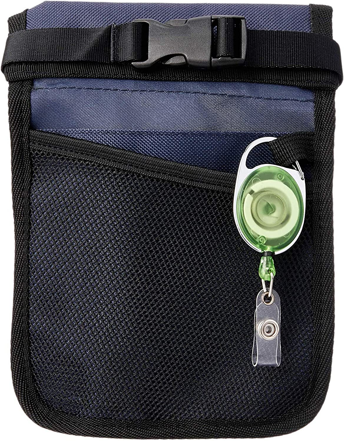 Conni Pick-Pocket Nurse Pouch and Adjustable Belt, Slim and Practical Multi-Compartment Organizer Fanny Pack for Nurses, Trades, Workers on the Go, Navy image number 1