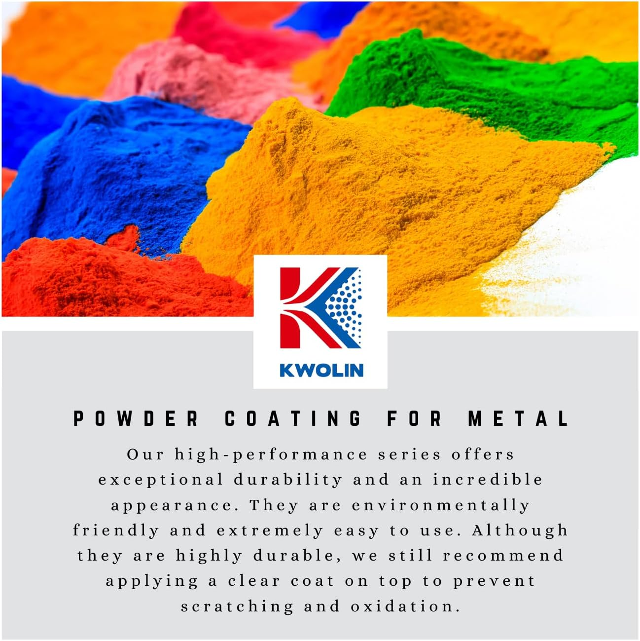 Powder Coating | High Durable Clear | 1Lb Paint | Powder Coating for Metal | KL0355 image number 1