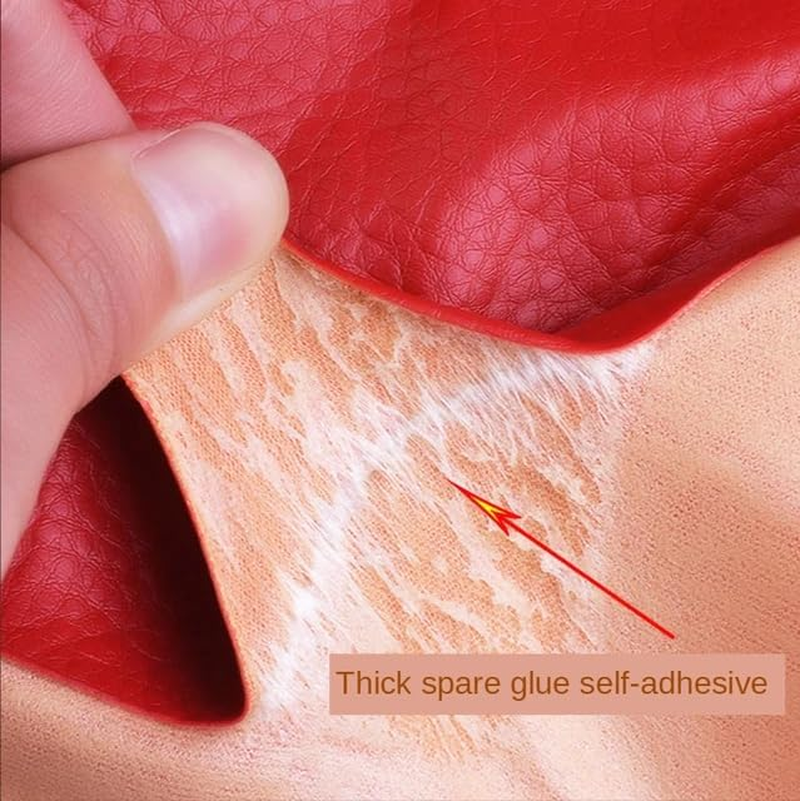 Brown&ndash; 35X137Cm Self-Adhesive Leather Repair Patch Brown Leather Patch for Furniture, Car Seats, Sofas & More image number 6