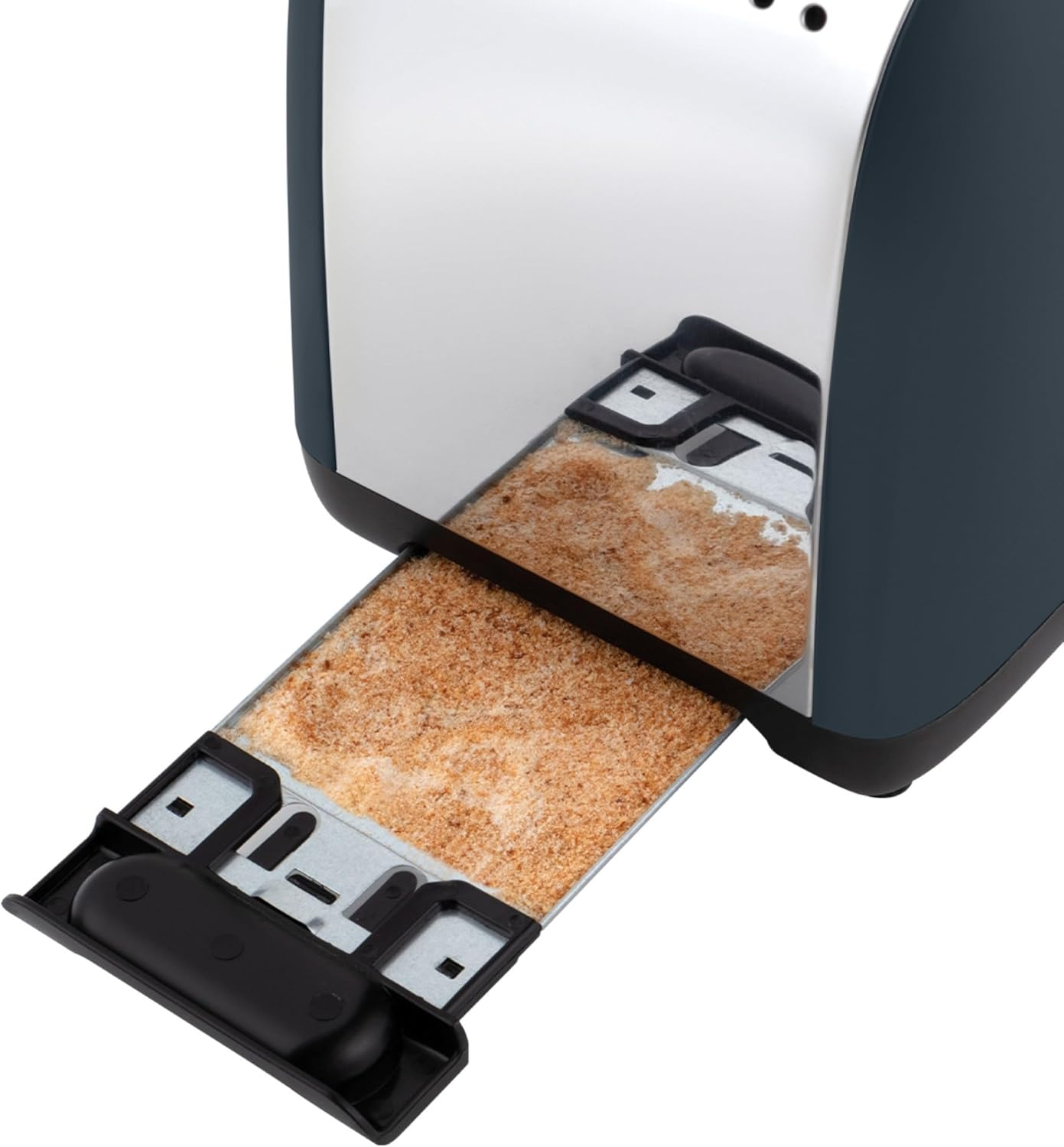 Russell Hobbs Colours plus 2 Slice Toaster, RHT2655STG, 2-Slice Toaster with Longer Slots, 6 Browning Settings, Frozen, Reheat & Cancel Functions, Grey image number 6