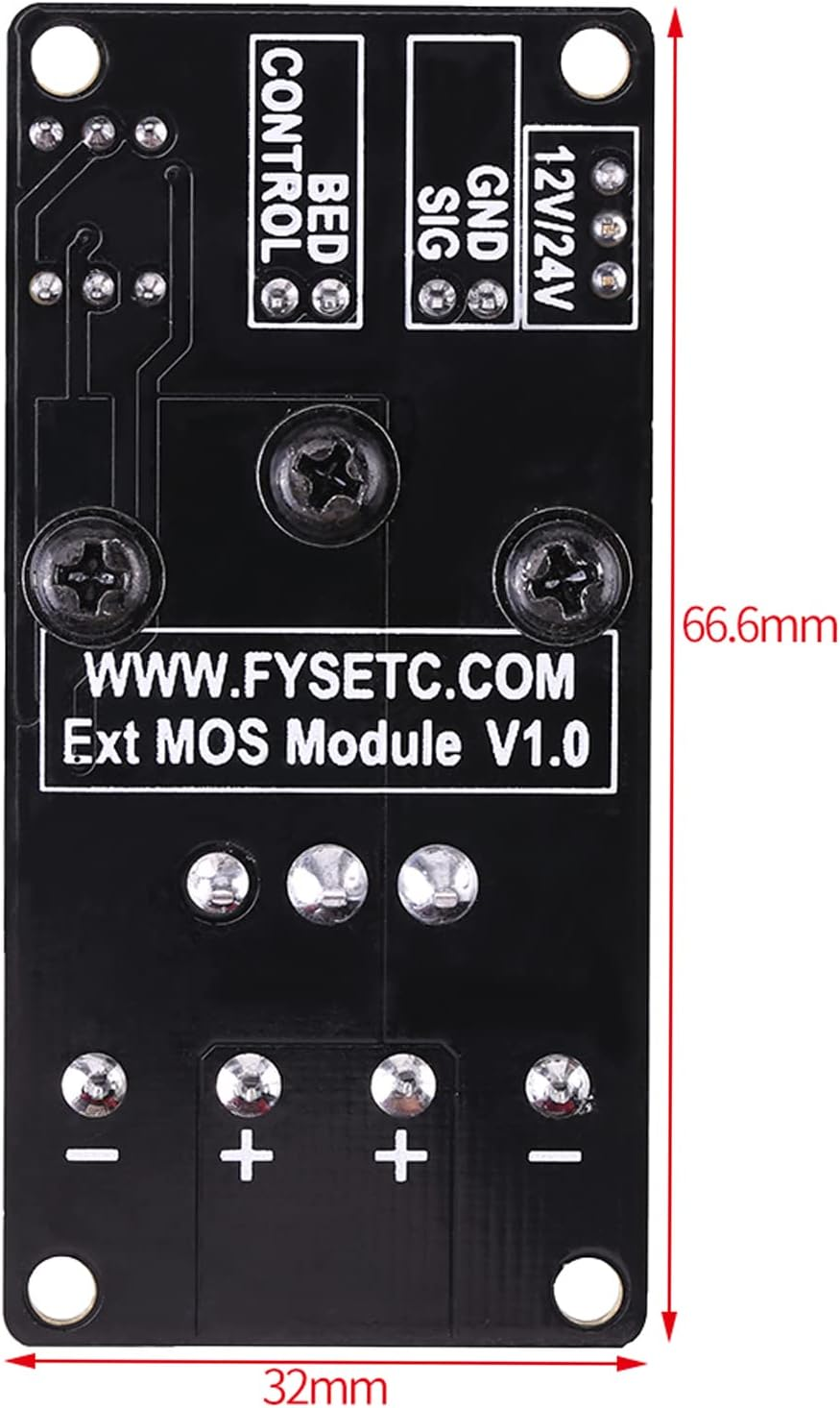 Hyuduo 30A Heating Controller Module, 3D Printer Big Current Mini Heating Controller with MKS MOSFET MOS Module for 3D Printer Accessories, Control with High Heat Dissipation image number 1