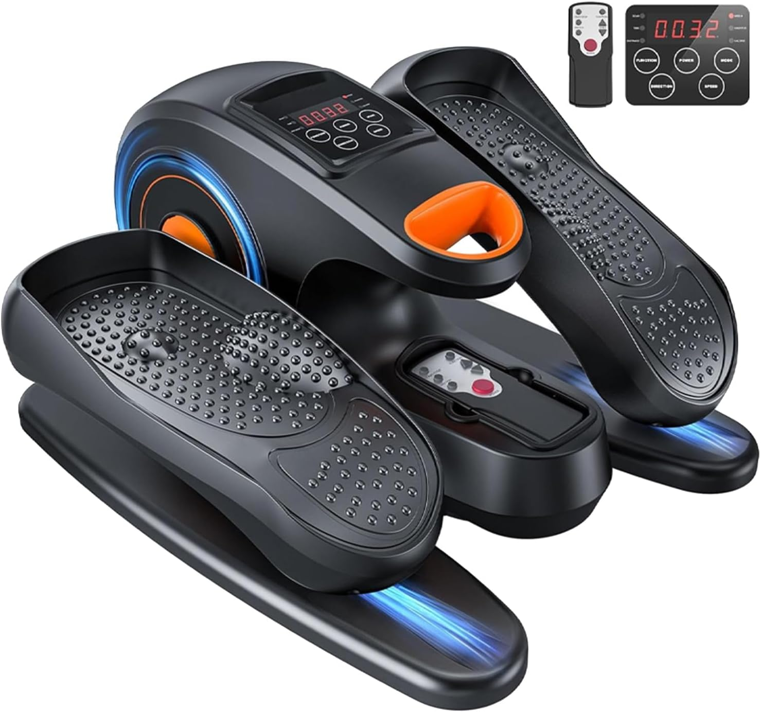 Under Desk Elliptical Machine Electric Ellipse Leg Exerciser for Seniors Fully Assembled Seated Pedal Exerciser image number 2