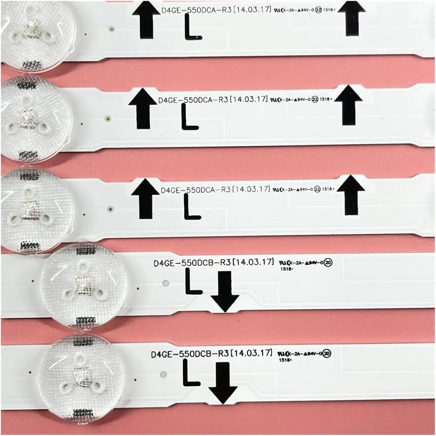 LED Backlight Strip for UE55H5500 UE55H6200 UE55H6400 UE55H6500 UE55H6290 UE55J5100 UE55J5200 UE55J5600 UE55J6300 UE55H6670 image number 5