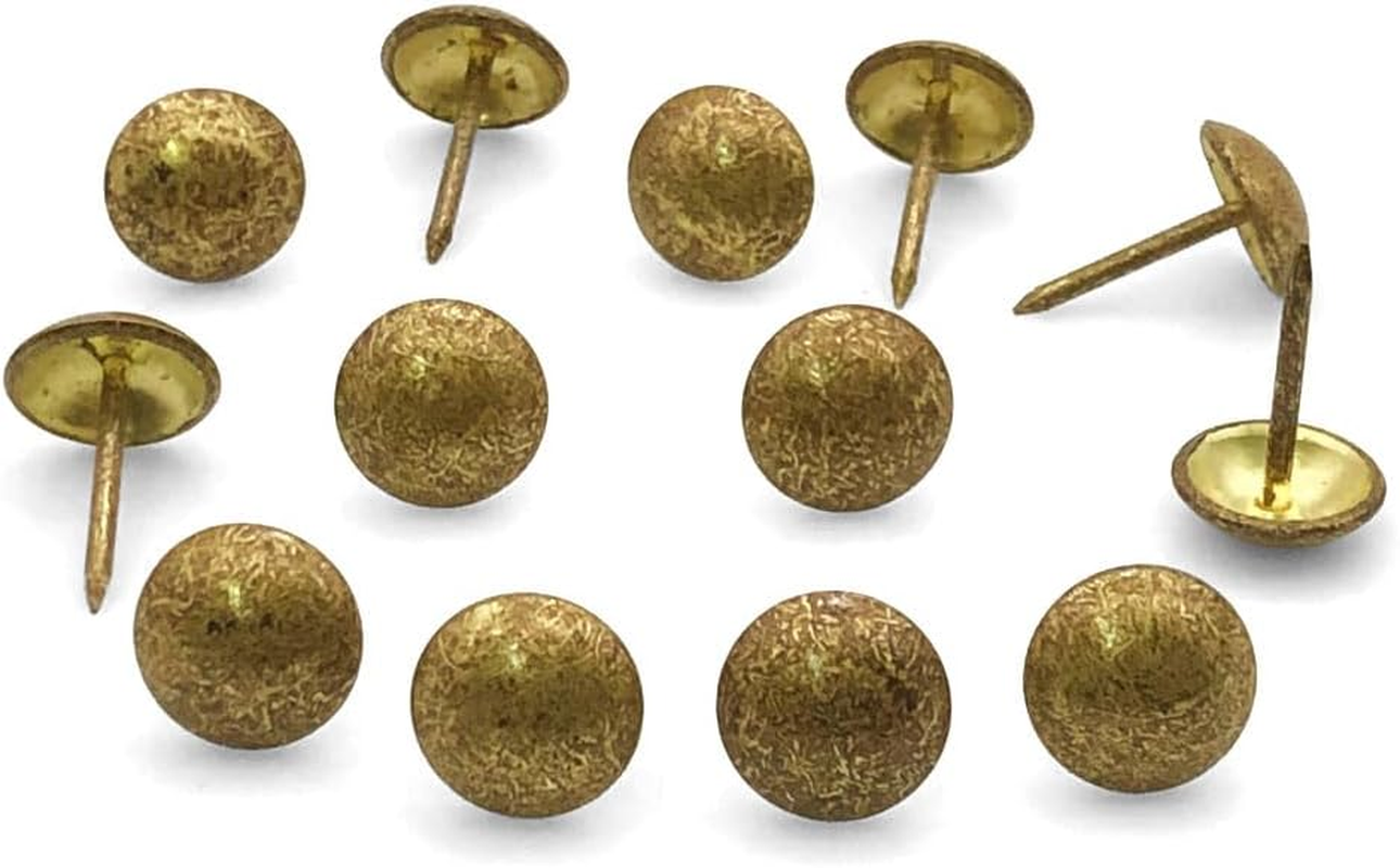 500Pcs a Lot: D11Mmxl17Mm Sofa Upholstery Tacks Wooden Furniture Decorative Tacks Hobnail Thumb Nails Home DIY Upholstery Nails, Black