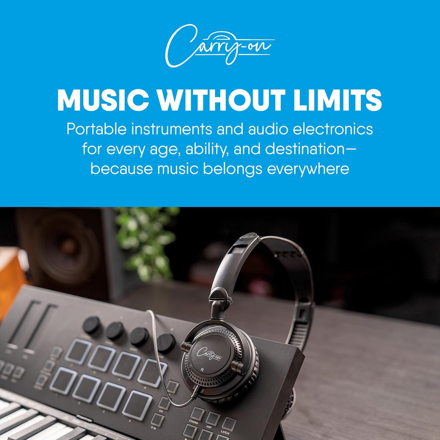 Carry-On FH-50 On-Ear Folding Headphones image number 1