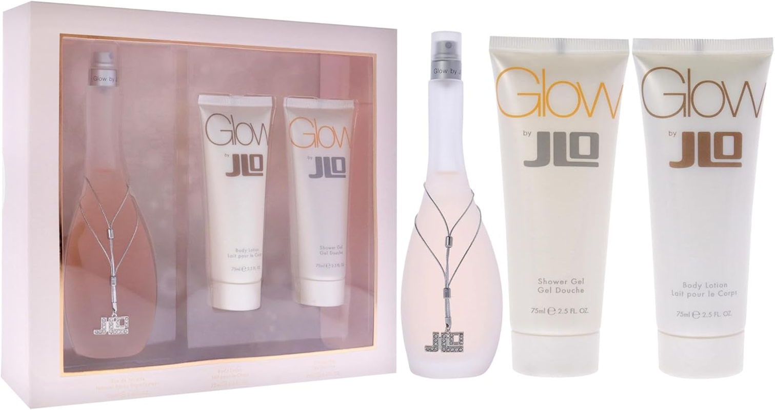 Jennifer Lopez Glow 3 Pc. Gift Set for Women B/L 2.5 Oz. + Bath & S/G 2.5 Oz. + EDT 3.4 Oz., 101 Ml image number 2