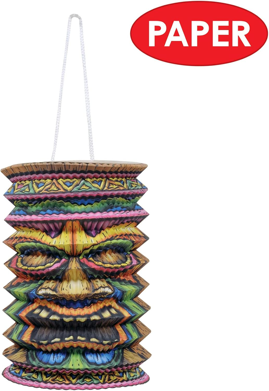 Tiki Paper Lanterns Pack of 2 image number 3