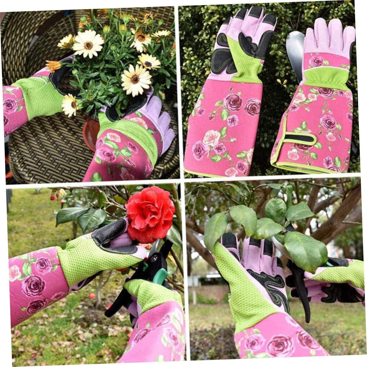 Kisangel Cut and Stab Gloves for Gardener Work Thickened Gardening Protective Gloves for Pruning Tasks Garden image number 5