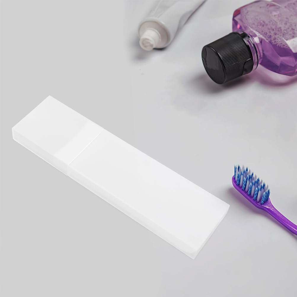 Ipetboom 3Pcs Tongue Scraper Case Lightweight Washable Storage Box for Easy Carrying and Organization Portable Tongue Scraper Holder for Travel and Maintenance image number 6