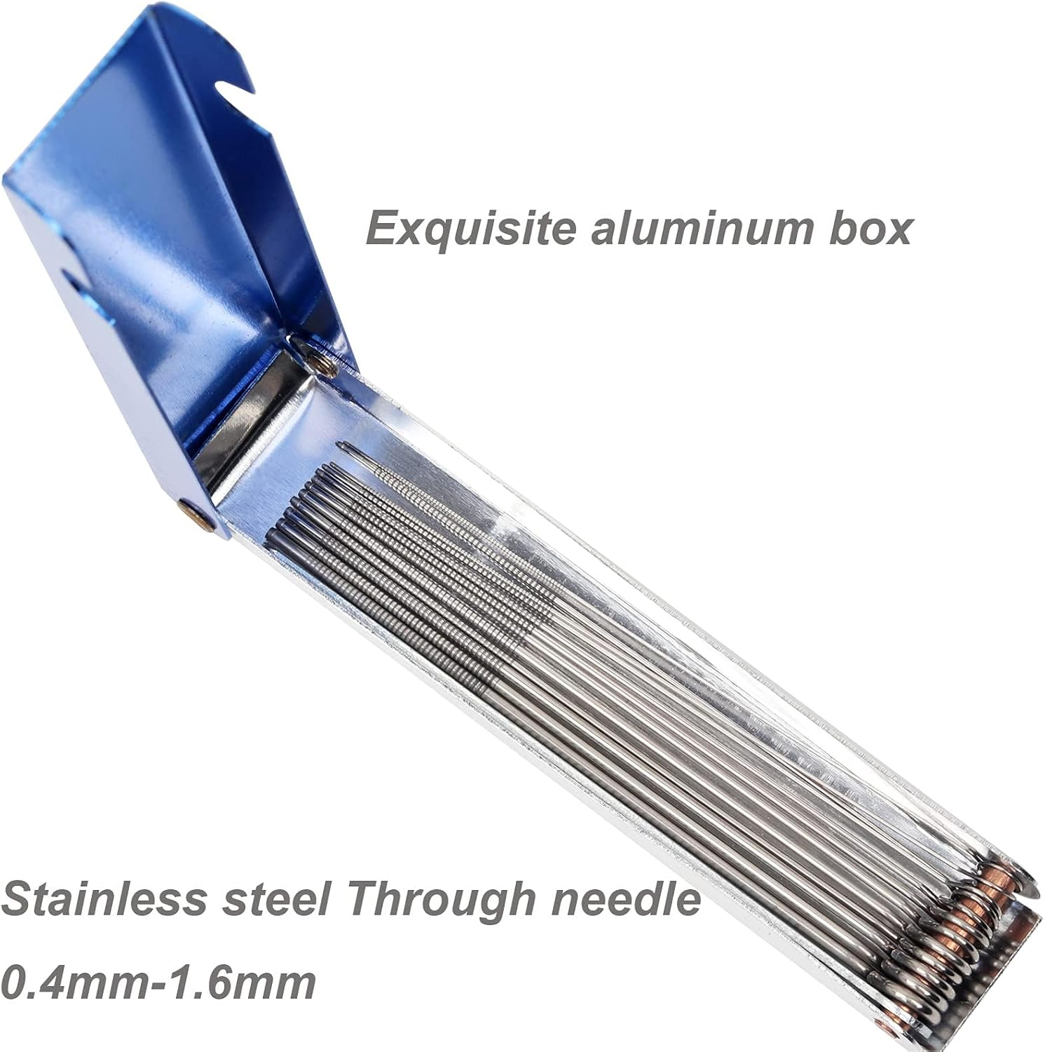 Welding Tip Cleaner, Carb Carburetor Cleaner and Torch Nozzle Tip Cleaner Set for Cleaning Engine Carburetors, Gas Orifices, Sprinklers, Shower Heads(12 Wire Set plus a Flat File) (1) image number 1