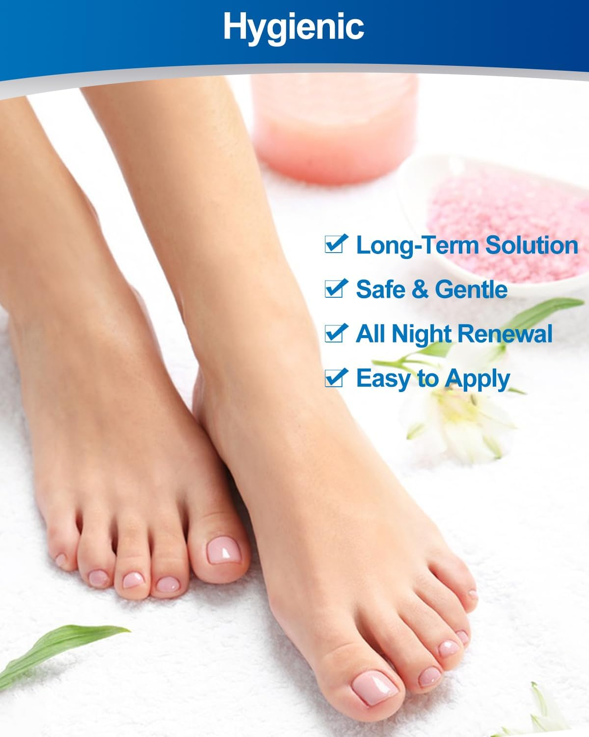 MYMULIKE 28 Pcs Fungal Nail Patches, Fungal Nail Patches for Toenails Extra Strong, Hydrogel Patches for Overnight Repair, Toenail Fungus Relief with Visible Results in 8 Hours