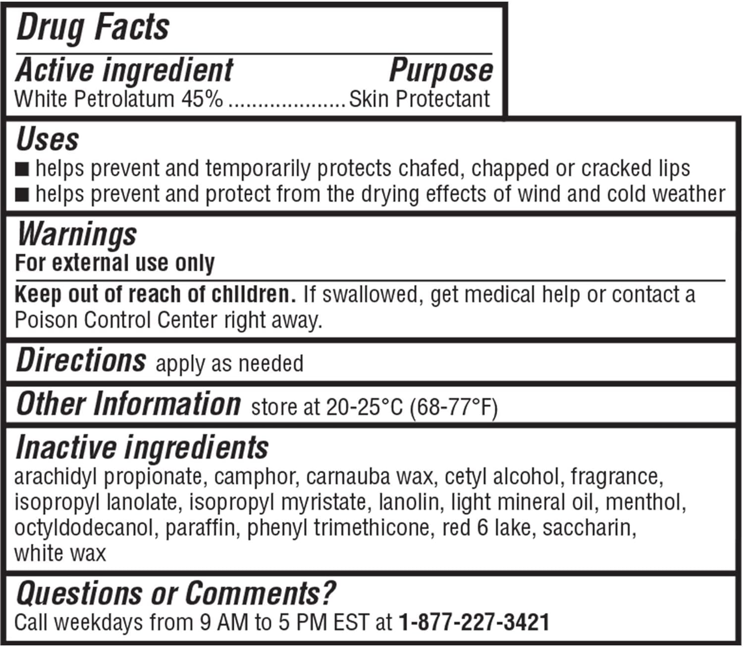 Chapstick Classic - Cherry (3 Pack)