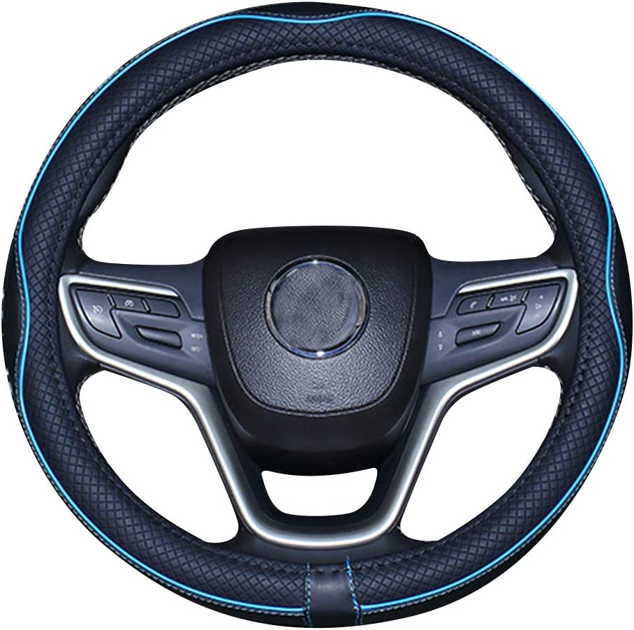 19 Inch Steering Wheel Cover for Big Trucks (19'', Black Blue) image number 3