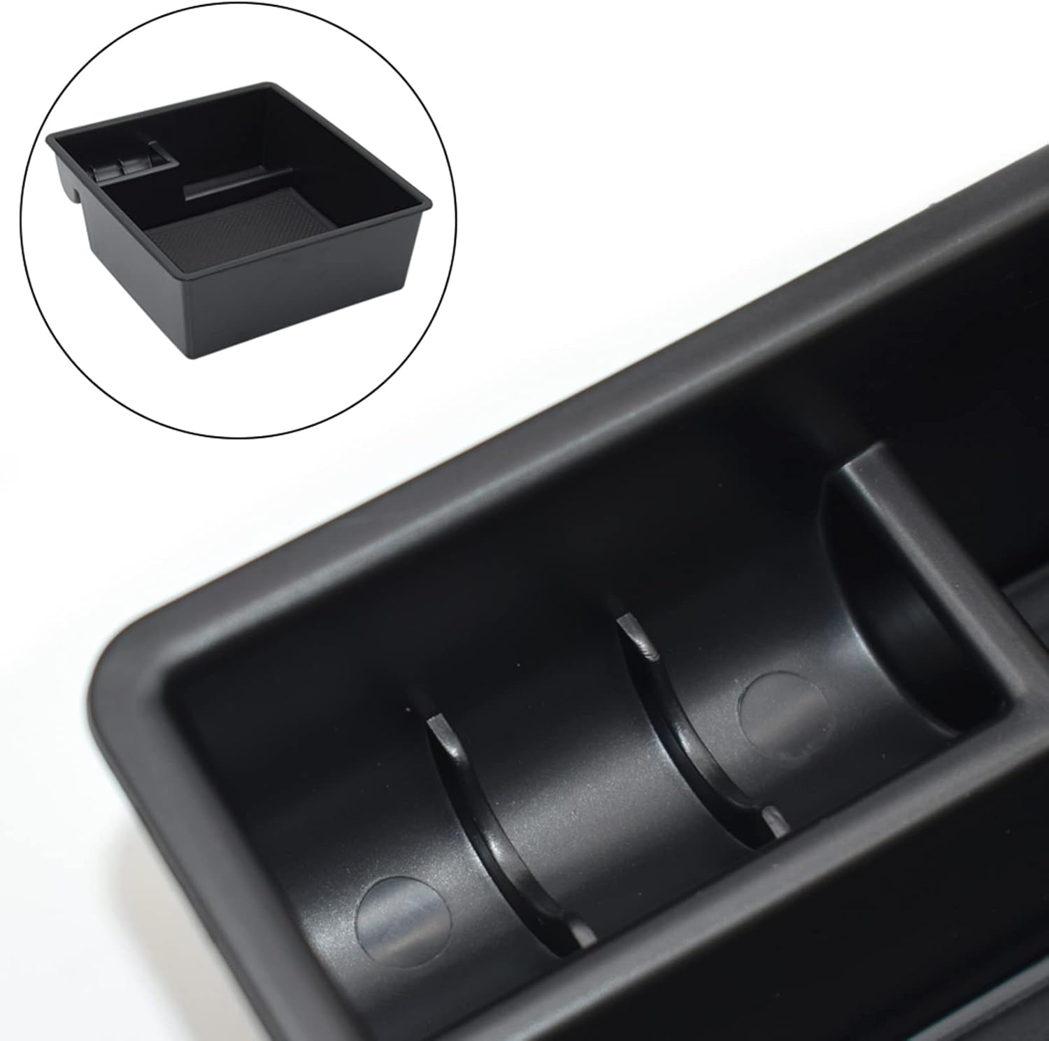 AUTOXBERT Center Console Organizer Tray Armrest Storage Box for Toyota Fortuner Hilux 2004-2015 image number 6