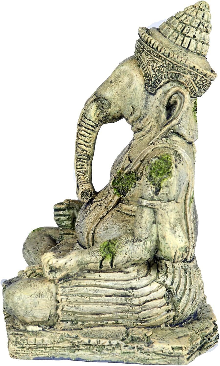 Pet Ting Ancient Statue of Ganesh Aquatic Ornament - Aquarium Decoration - Vivarium Decoration image number 3