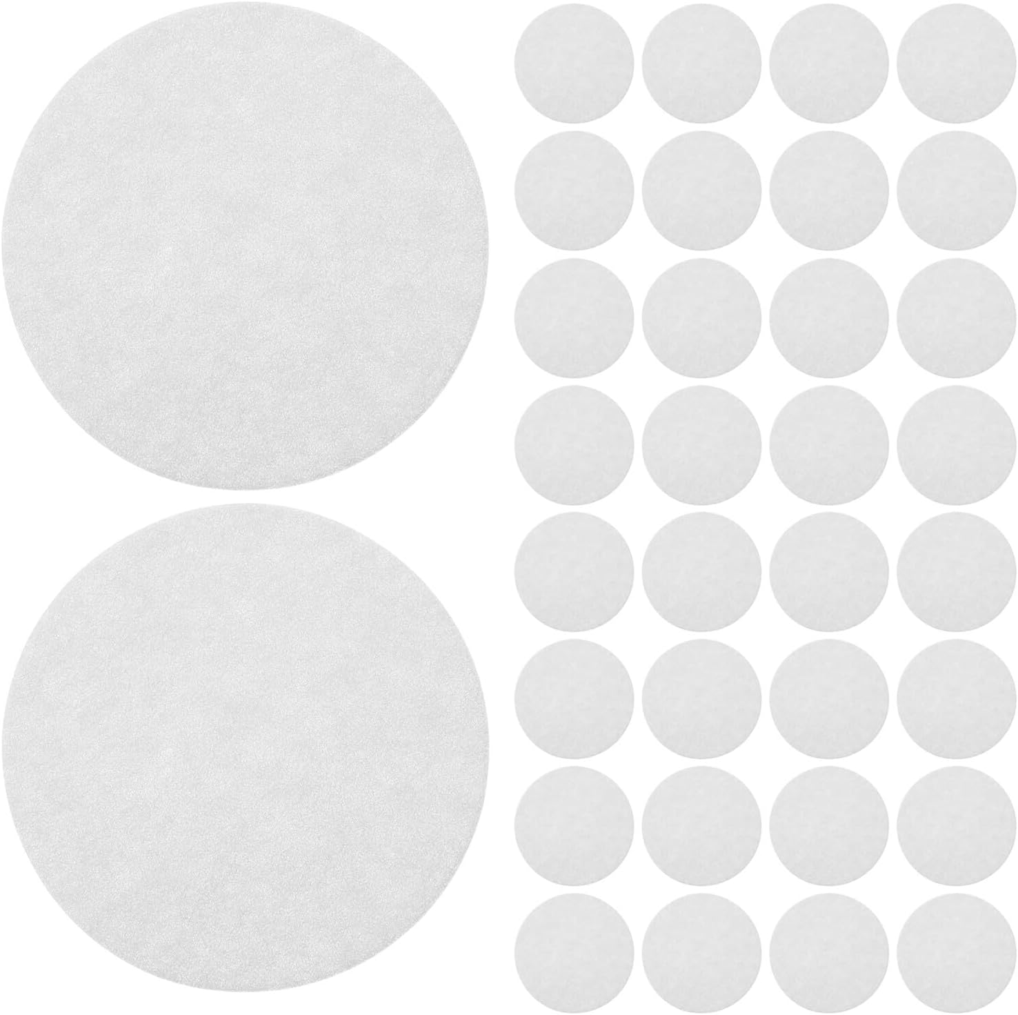 HAMPPLIES 600Pcs Disposable round Coffee Filter Paper for Drip Coffee Makers and Tea Brewing White Micro-Filters Enhance Flavor Clarity Easy Cleanup Accessories image number 2