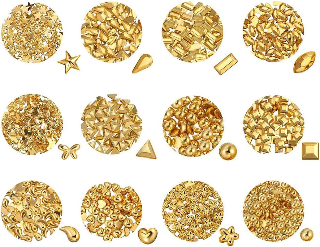 1Box Shiny Nail Rhinestones Gem Stones Nail Studs for Nail Art Decorations Supplies Crafts image number 3