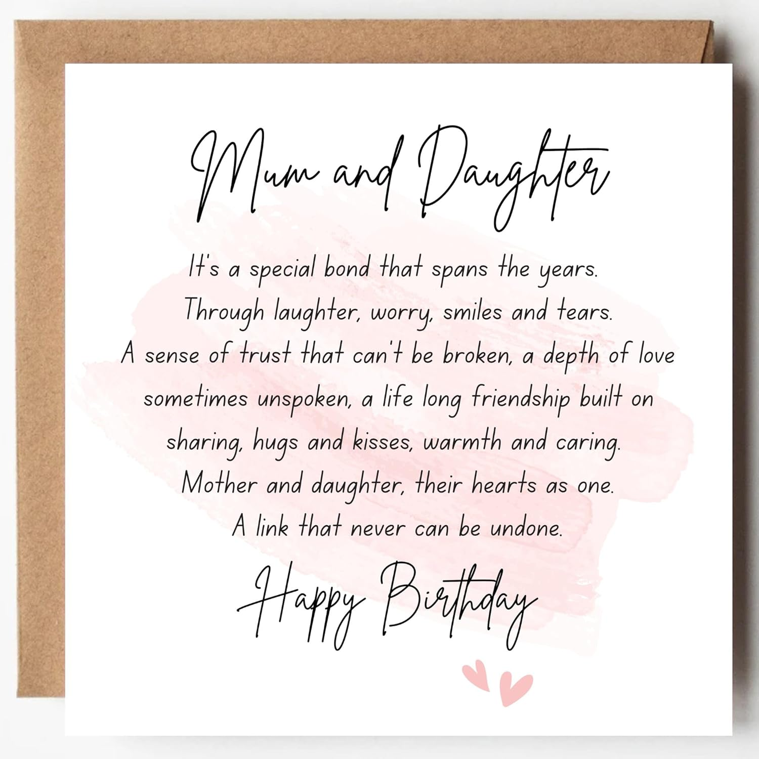 Mum Birthday Cards - Birthday Card Mum - Mum Birthday Card - from Daughter - Birthday Cards for Women - 60Th 70Th 80Th 90Th - Happy Cute Sentimental Special Mother - 14Cm&hellip; image number 1