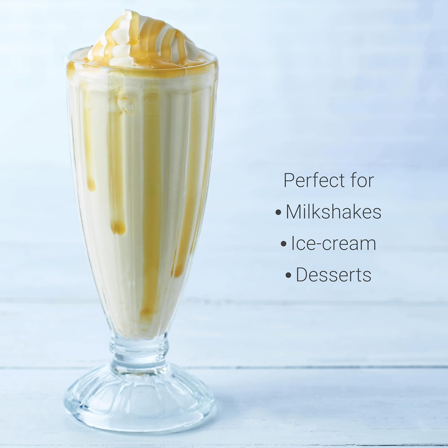 Edlyn Caramel Flavoured Topping 3 Liter, Brown image number 3