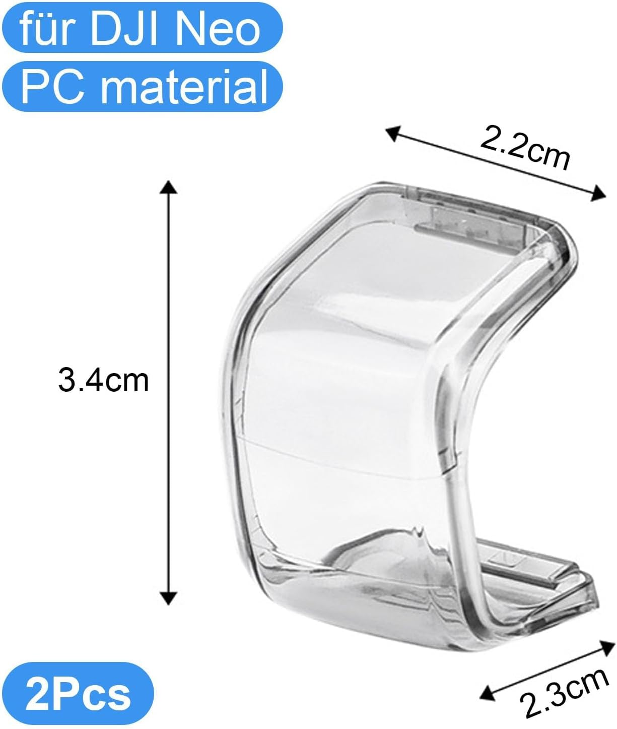 2 Pack Accessories Gimbal Protection Accessories for DJI Neo, Gimbal Cover for DJI Neo Drone, Anti-Collision Protection for DJI Neo Drone Accessories, Gimbal Anti-Collision Protector for DJI Neo image number 5