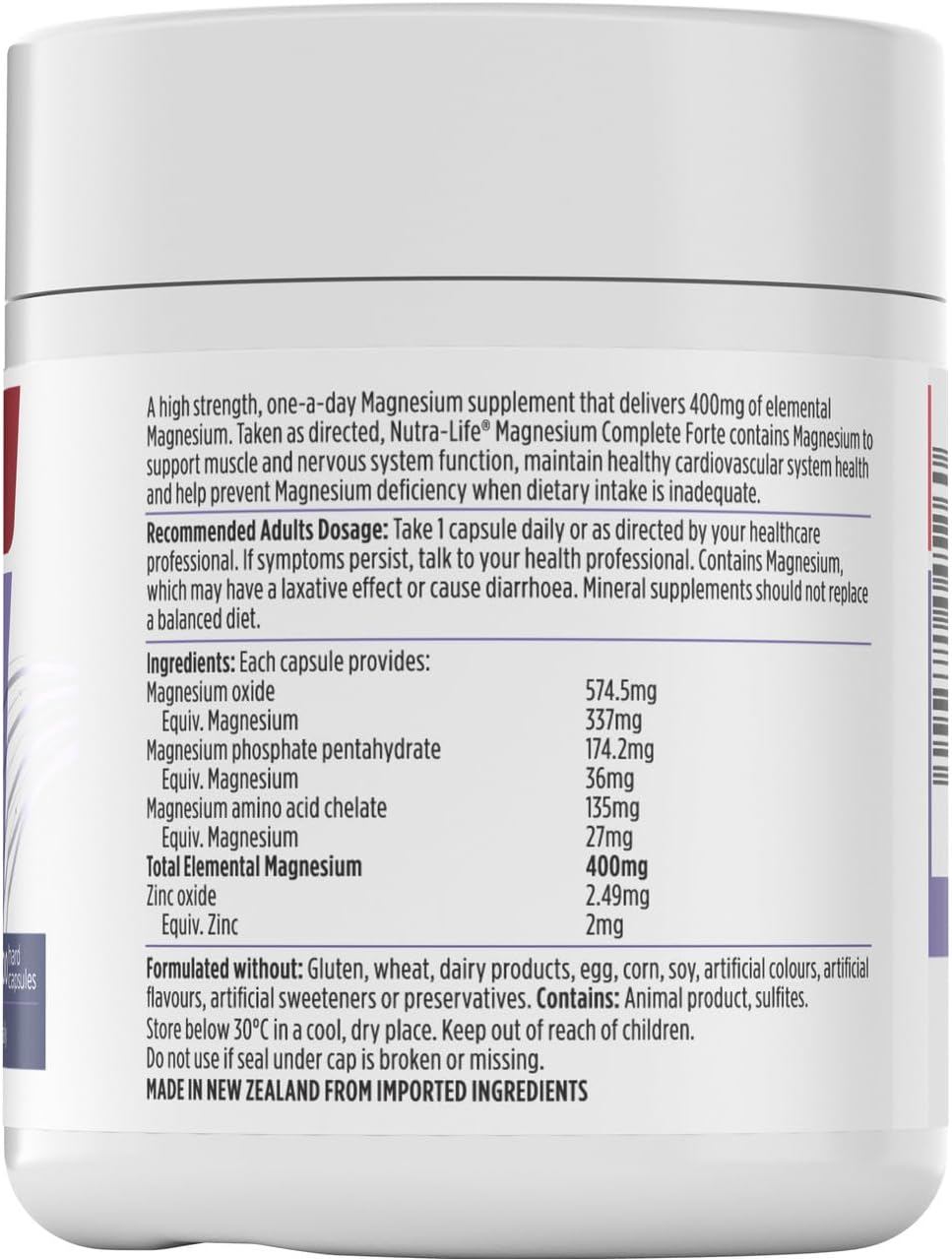 Nutralife Magnesium Forte Daily Cap X 100 image number 2