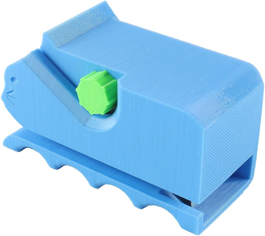 Enwye 3D Printed Cardboard Cutter, Cat Scratch Cutter, DIY Cat Scratching Tool, Recycled Cardboard (Blue) image number 1