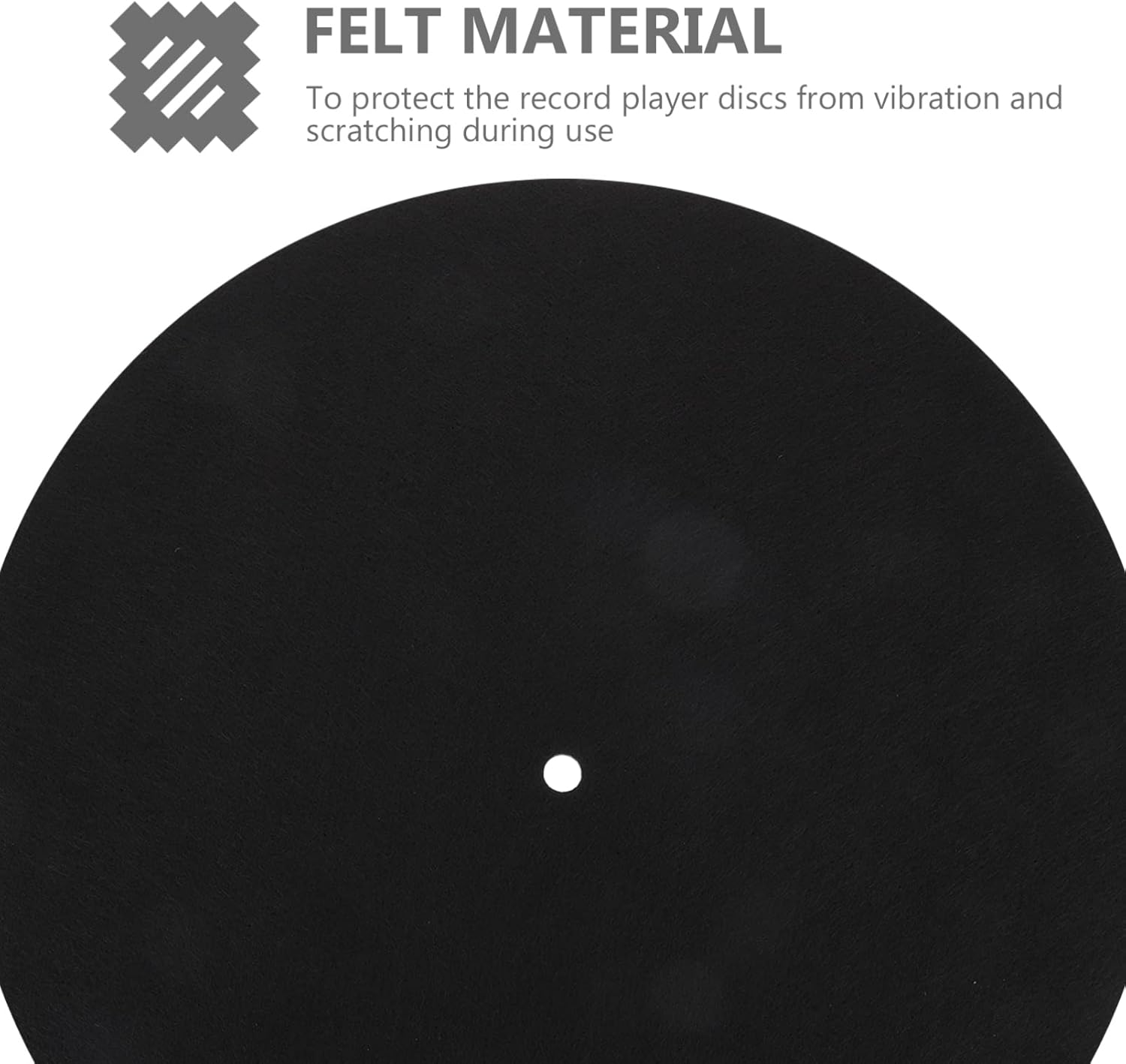 MILISTEN Turntable Slipmat Turntable Mat 10 Inch 3Mm Thickness Felt Disc Pad Vinyl Record Mat Record Player Accessories image number 6
