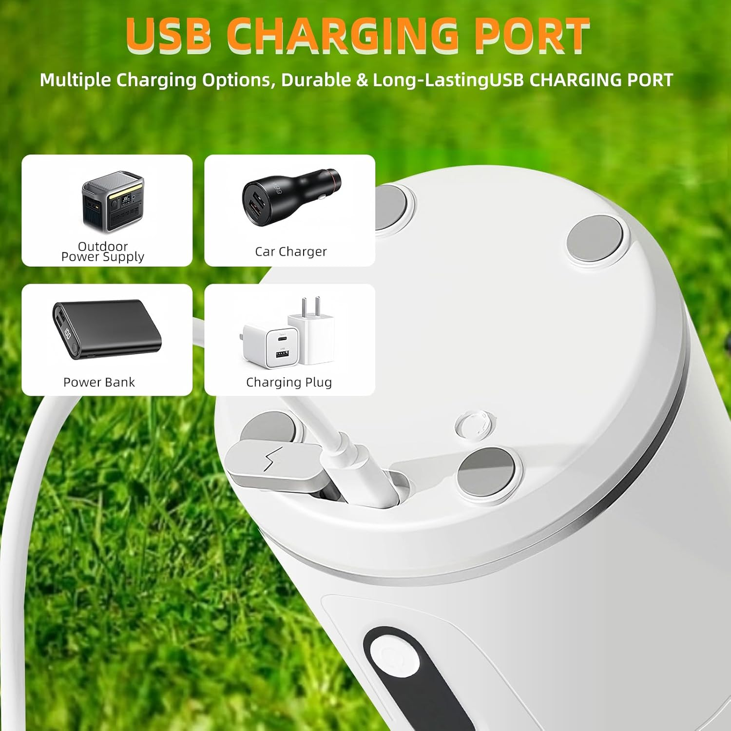 Portable Blender, 600Ml Personal Blender for Shakes and Smoothies Juice with 12 Blades Mini Blender, Electric USB Rechargeable Juicer for Kitchen,Home&Travel, Protein Shakes Cup,Bpa-Free image number 1