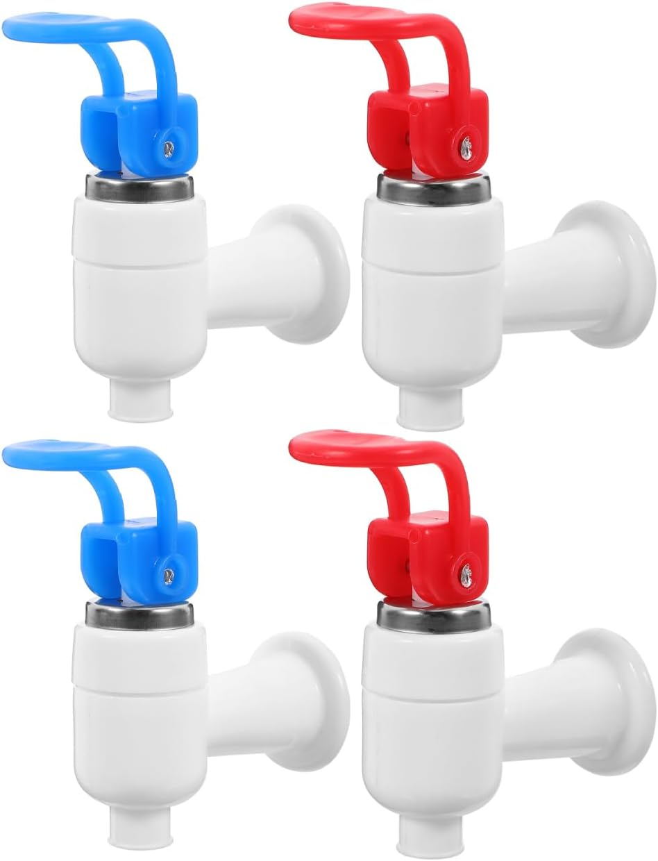 Parliky 4Pcs Manual Drinking Fountain Water Hand Press Tap for Water Dispenser image number 4