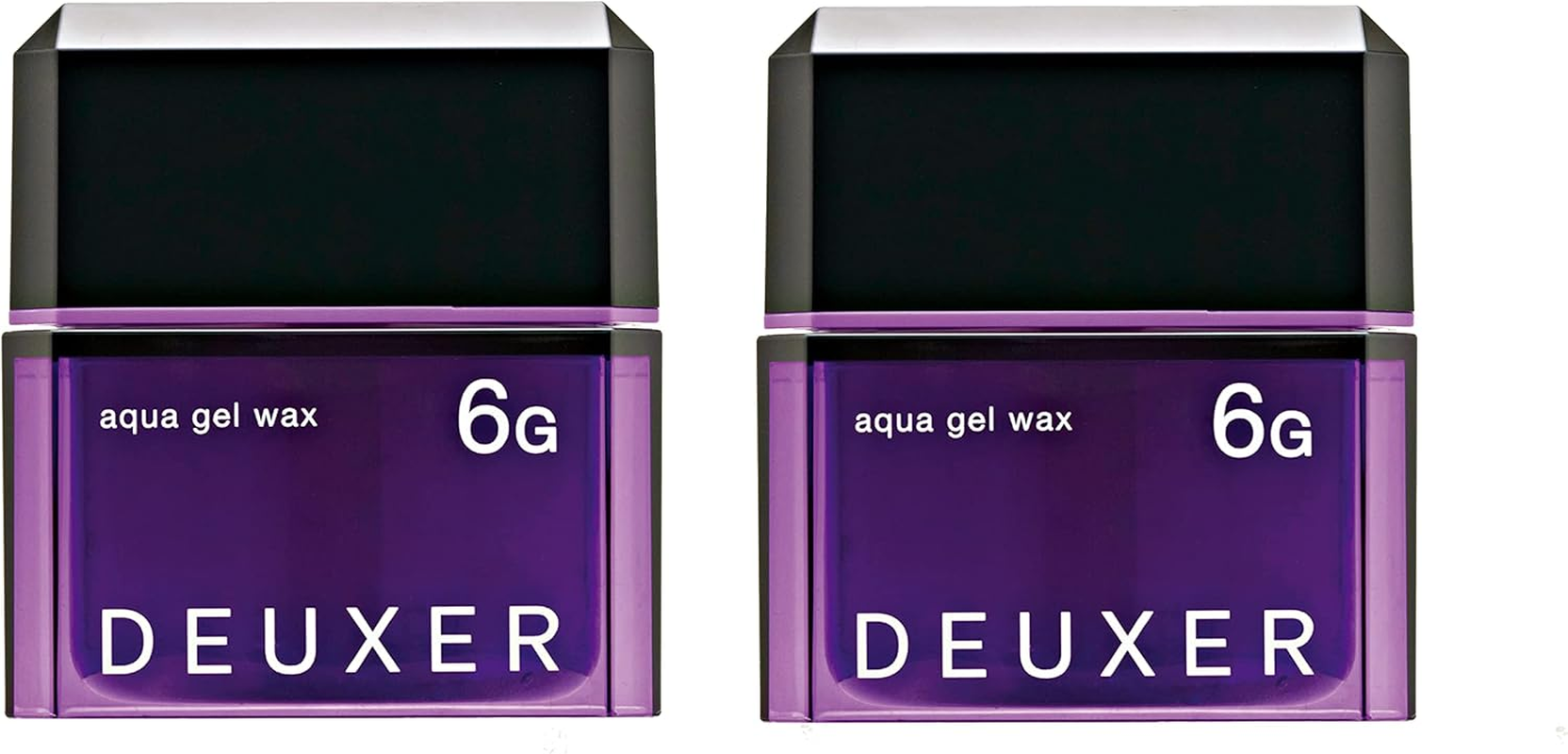 DEUXER Aqua Gel Wax 6G (2-Piece Set) Hair Wax, Floral Berry image number 3