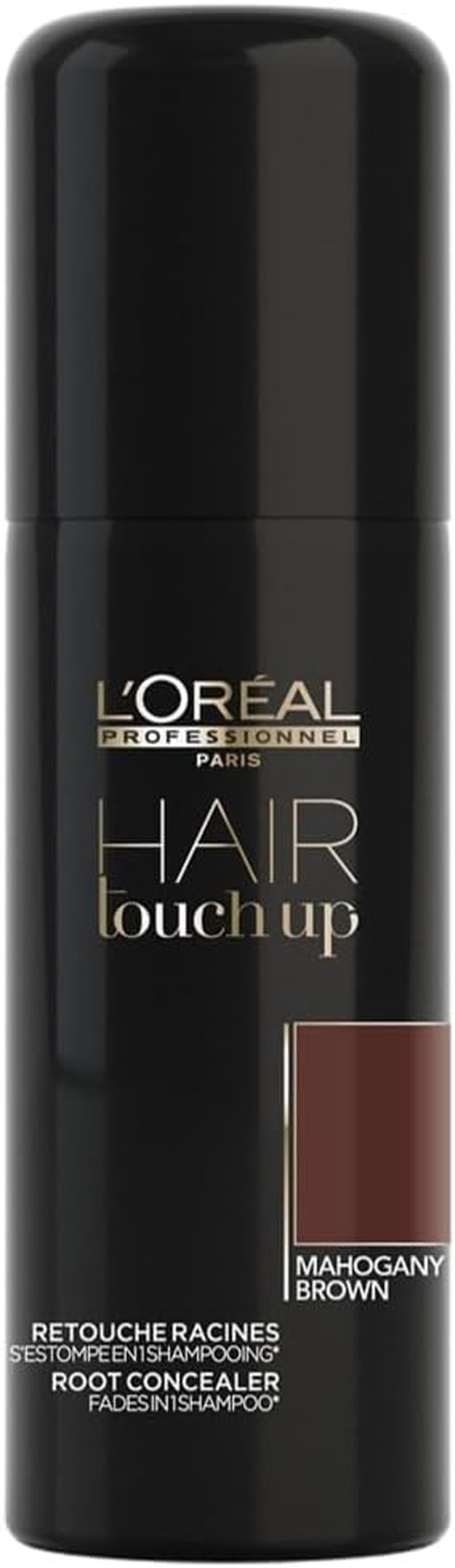 L&rsquo;Or&eacute;al Professionnel Hair Touch up | Salon Grade Root Concealer Spray | Blends and Covers Grey Hair | Does Not Transfer or Smear | Mahogany Brown | 75Ml image number 4