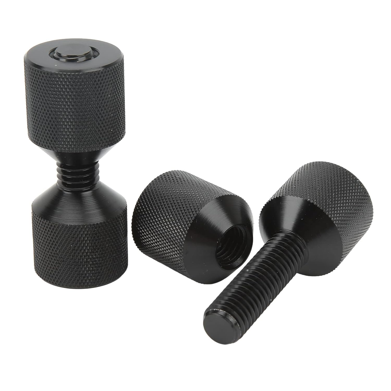 Two Hole Pins Set, 2 Hole Flange Alignment Pin Durable 2 Pcs Black for Car image number 1