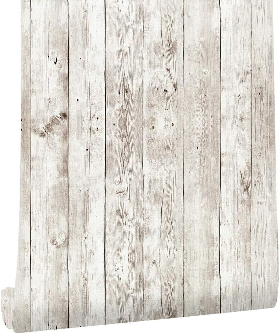 JLHOUSE AU11497 Peel and Stick Wood Wallpaper Vinyl Stickers Removable Easy to Clean1.48Ft * 9.84Ft /Roll image number 6