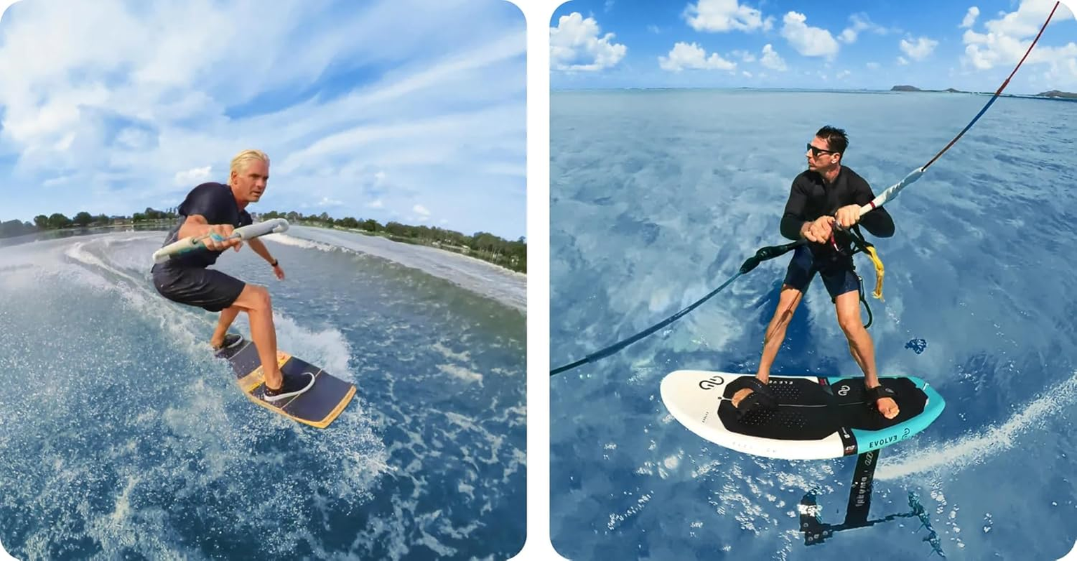 Insta360 X4 Water Sports Rope Mount, for Kitesurfing and Wakeboarding Shots, Invisible in 360&deg; Footage image number 1