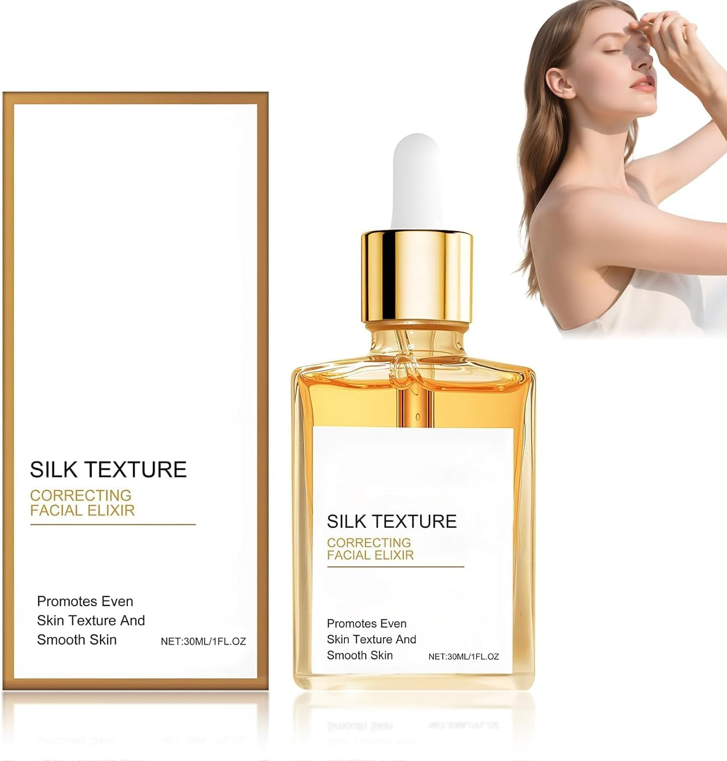 Silk Body Oil, Body Perfume Oil for Women, Bath & Shower Essential Oil for Smooth and Hydrated Skin, Infused with Shea Butter,Coconut Oil,Vitamin, Refreshing Non-Greasy (2PCS)