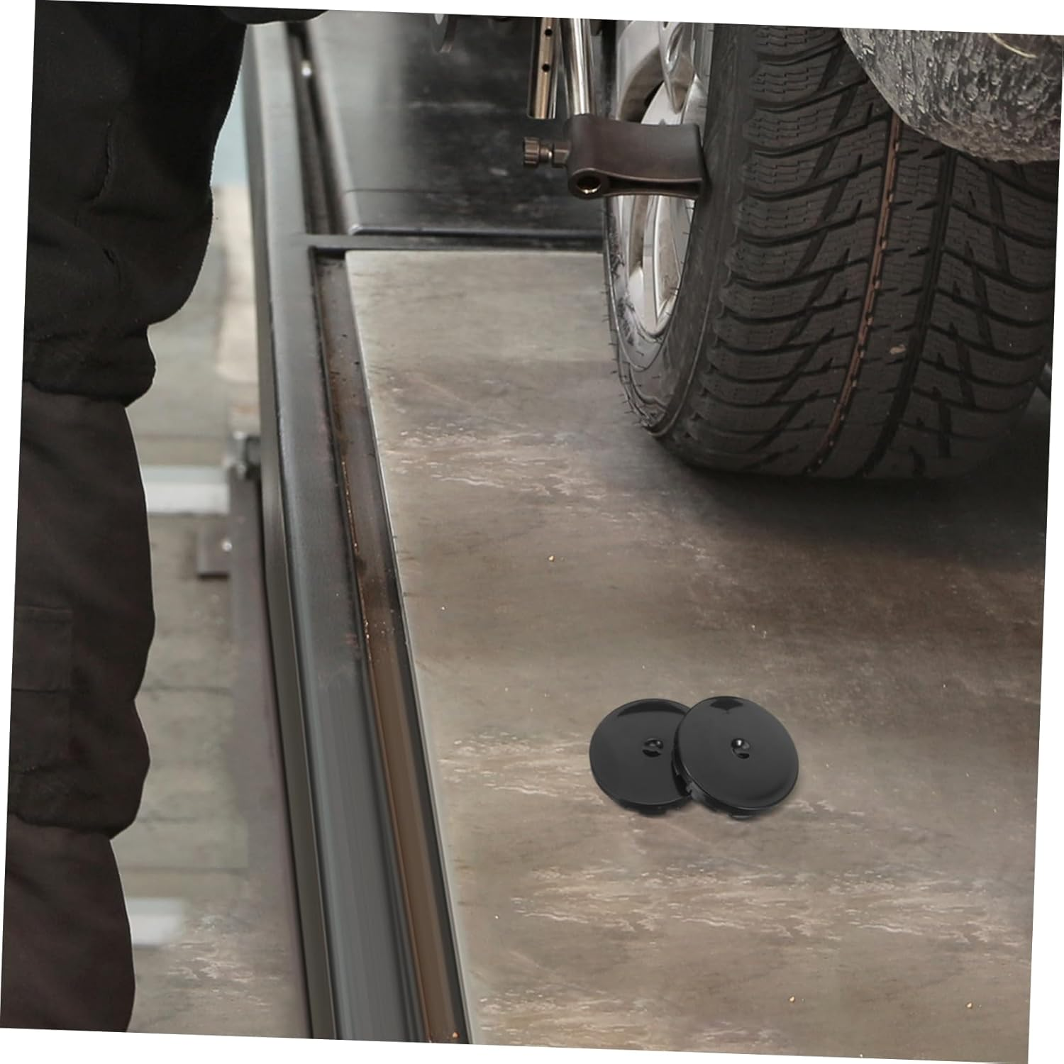 4Pcs Wheel Center Caps Plastic Hub Caps for Rim Modification Black Wheel Center Covers for Car Aesthetic Enhancement image number 4