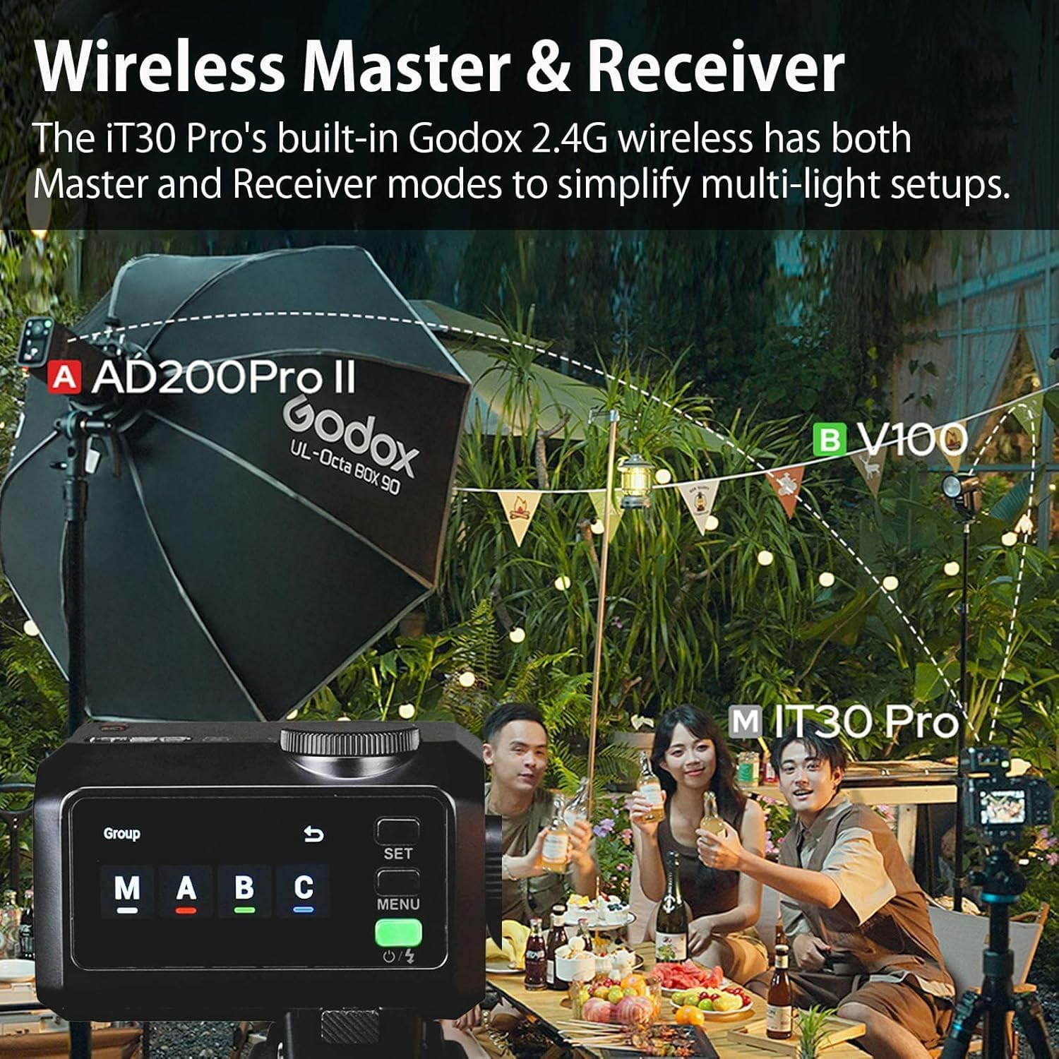 Godox It30Pro S TTL Mini Flash for Sony Camera, Godox It30 Pro S 2.4G HSS 1/8000S TTL Wireless Flash Compatible with Sony A7III A7IV A7R A7S A7 A7-II A7-III A7R-II A7R-III A6400 A6300 A6000 (Black) - Silver image number 3