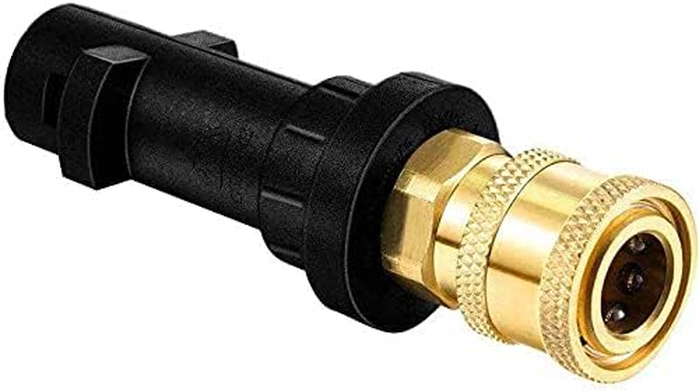 High Pressure Washer Gun Adapter 1/4" Spray Nozzle Tips Sets Brass Female Quick Connector for Karcher K2 K3 K4 K5 K6 K7 image number 3