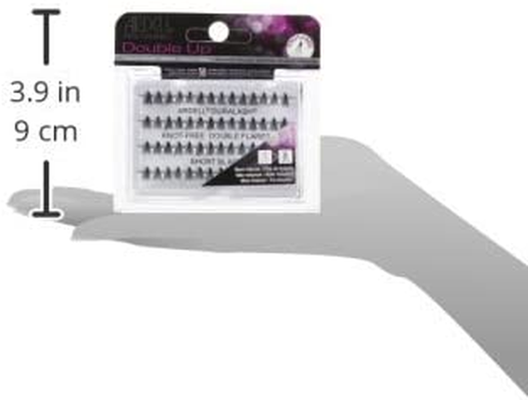 Ardell Double Knot-Free Short Individuals Lashes, Black, Short (61484) image number 6
